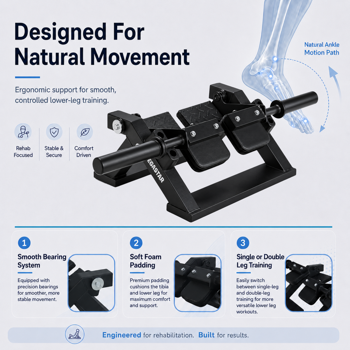 Plate-Loaded Tibialis & Calf Trainer | TB01