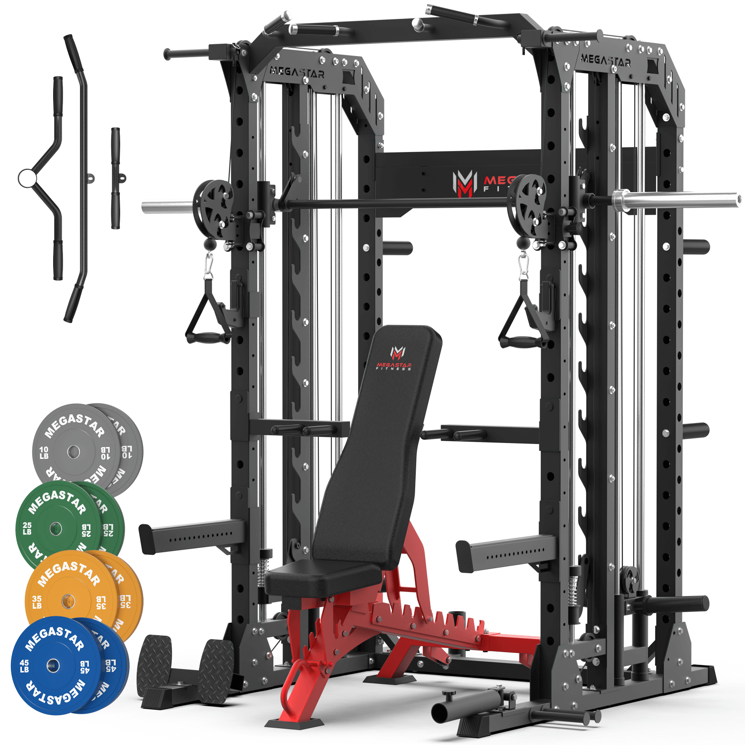 MEGASTAR P107 All-In-One Smith Machine Package