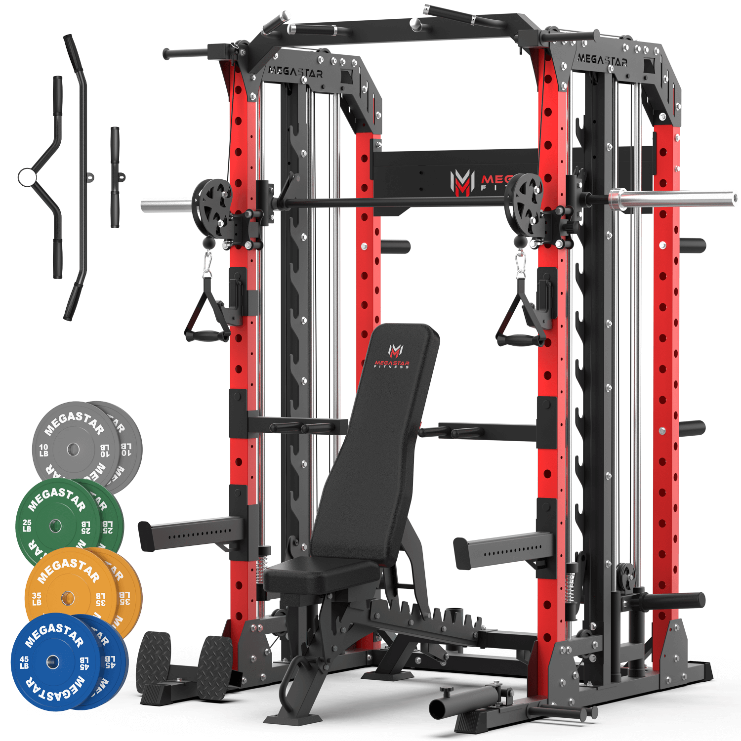 MEGASTAR P107 All-In-One Smith Machine Package