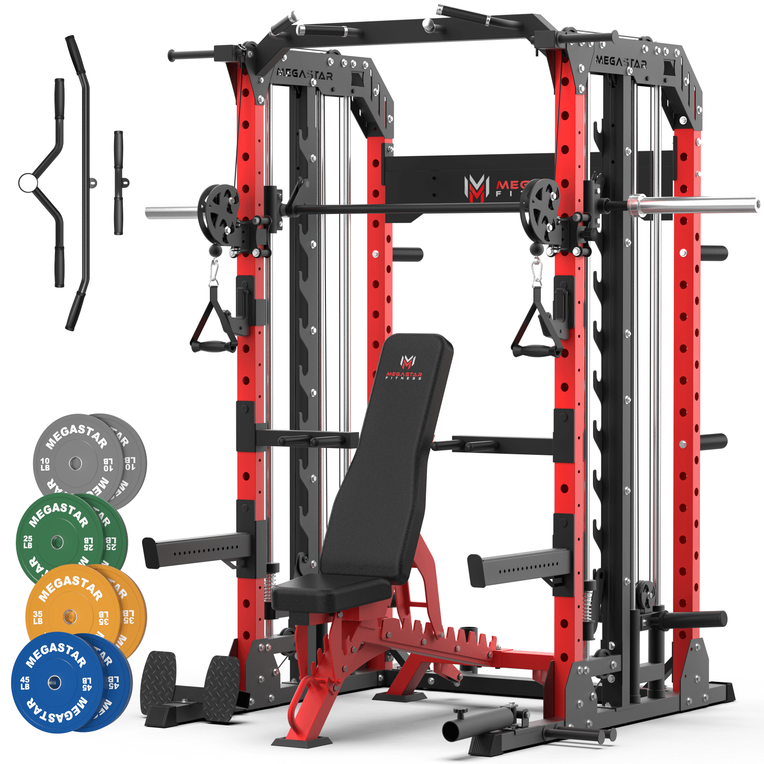 MEGASTAR P107 All-In-One Smith Machine Package