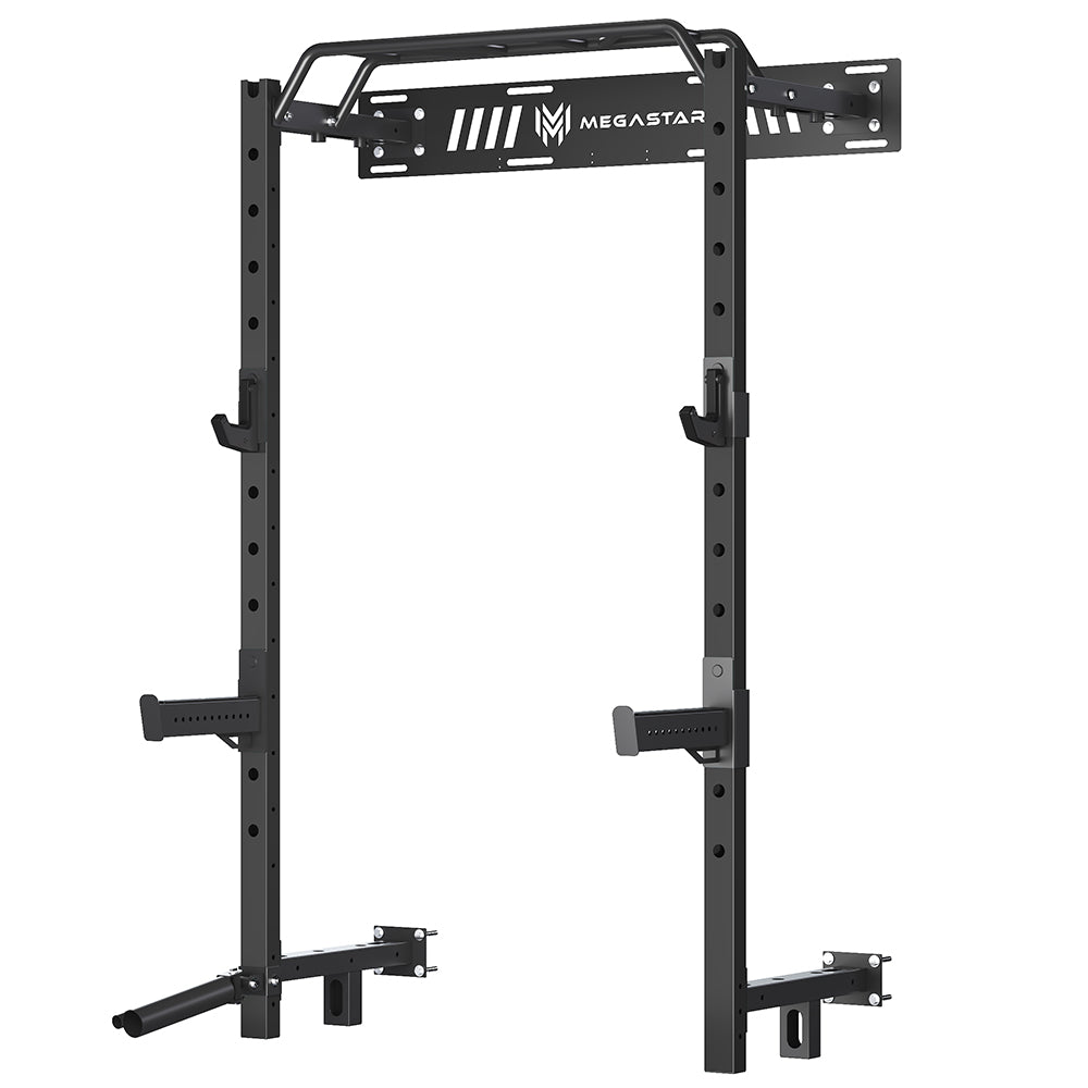 MEGASTAR P55 Wall-Mounted Squat Rack Compact Power Rack for Home Gym (2)