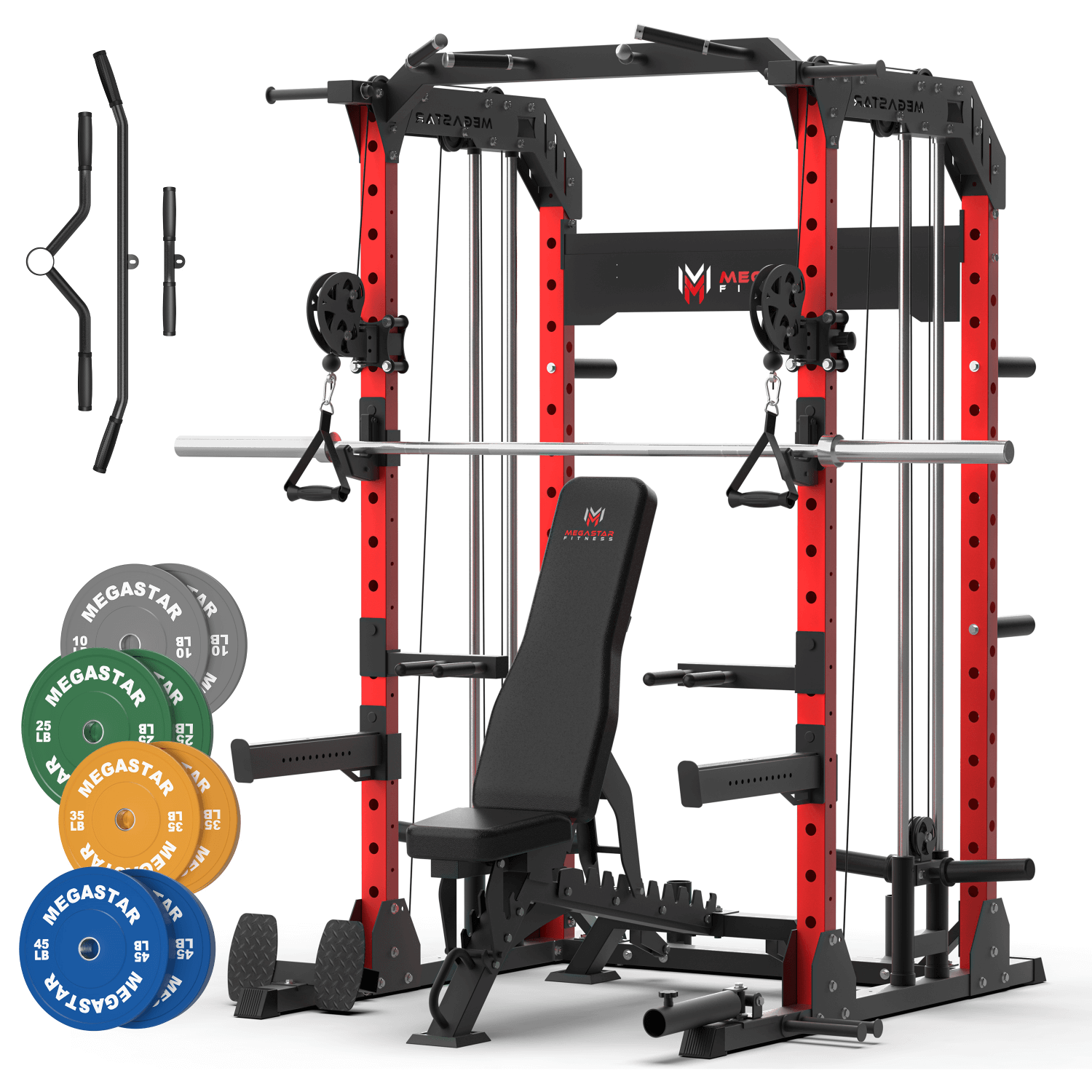 MEGASTAR P63 All-in-one Power Rack Package