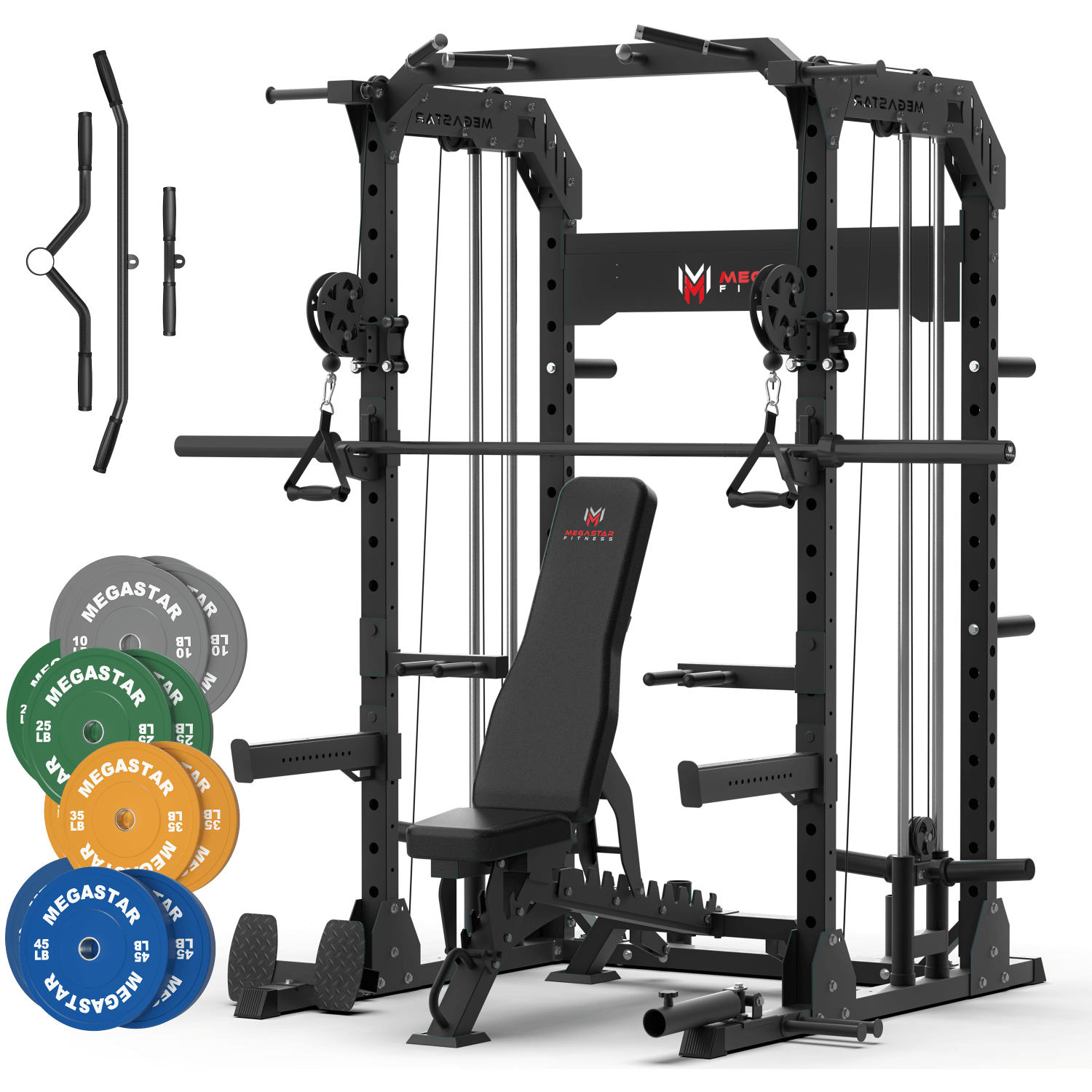 MEGASTAR P63 All-in-one Power Rack Package