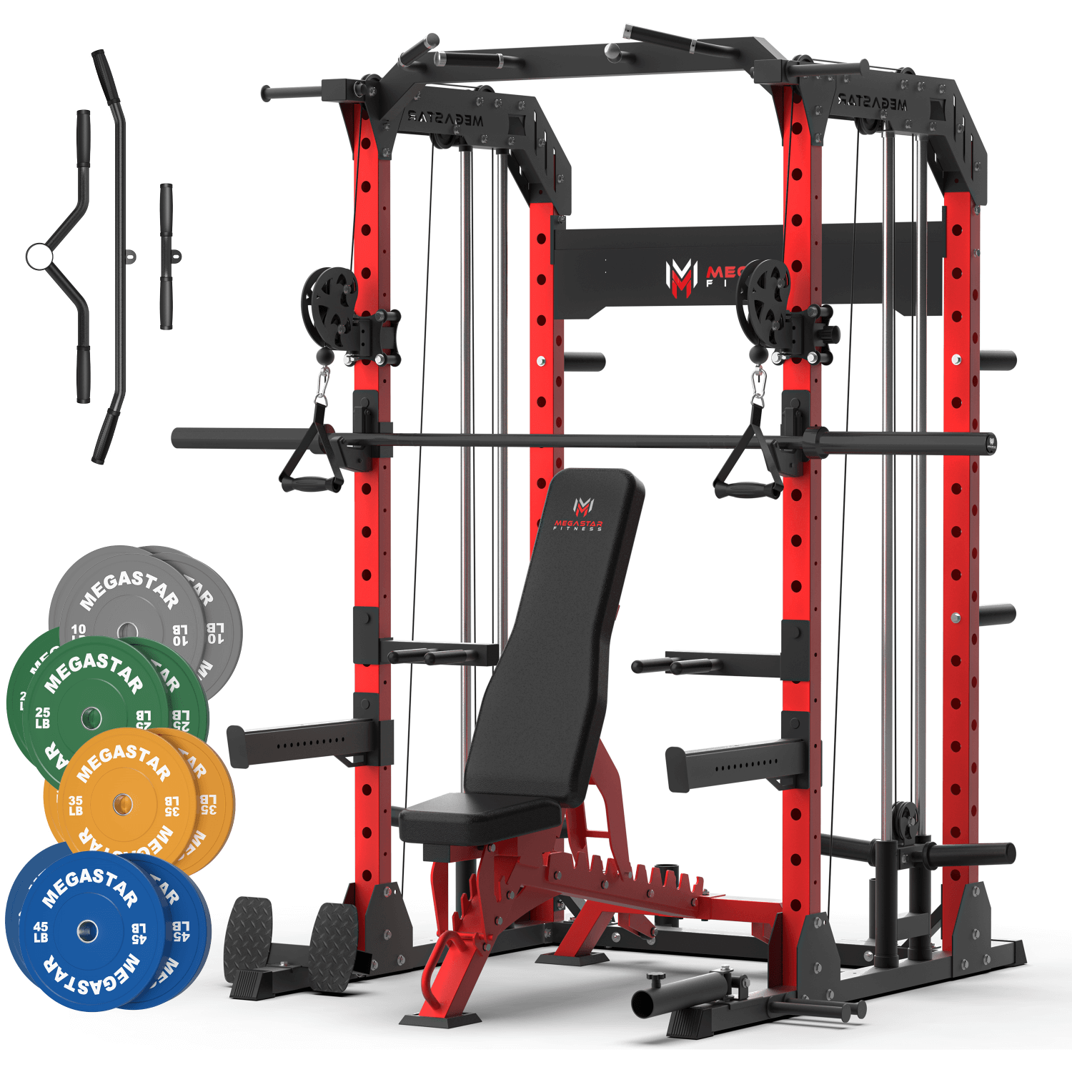 MEGASTAR P63 All-in-one Power Rack Package