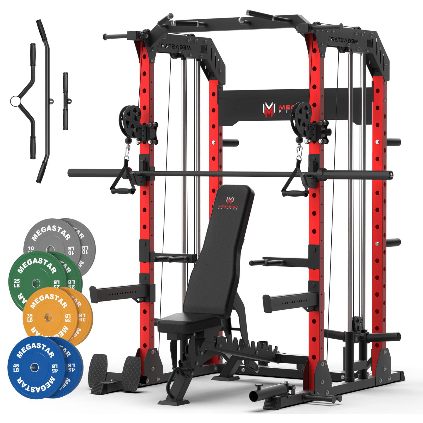 MEGASTAR P63 All-in-one Power Rack Package