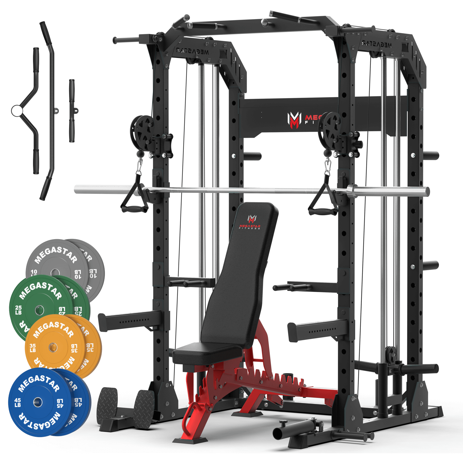 MEGASTAR P63 All-in-one Power Rack Package
