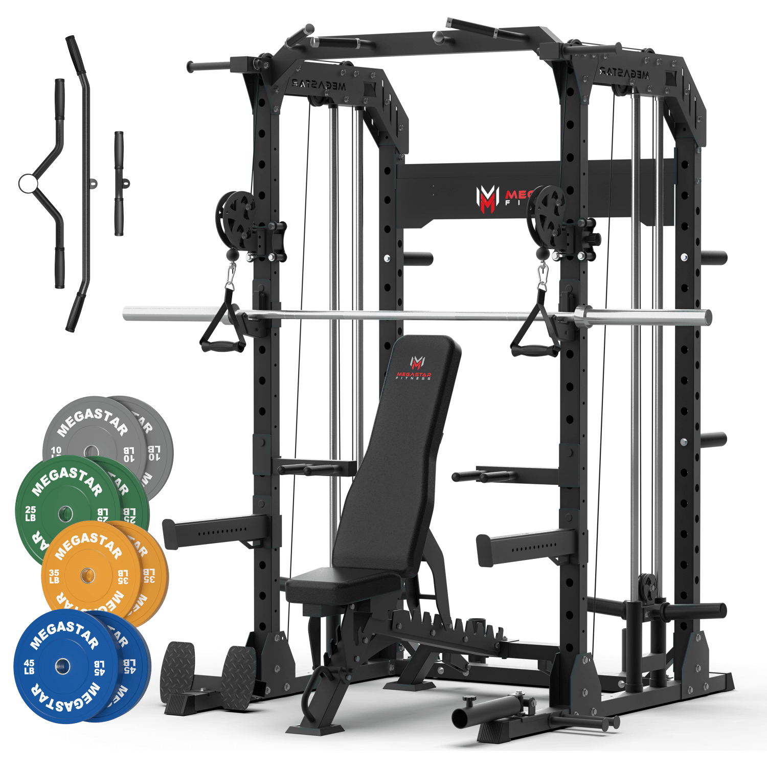 MEGASTAR P63 All-in-one Power Rack Package