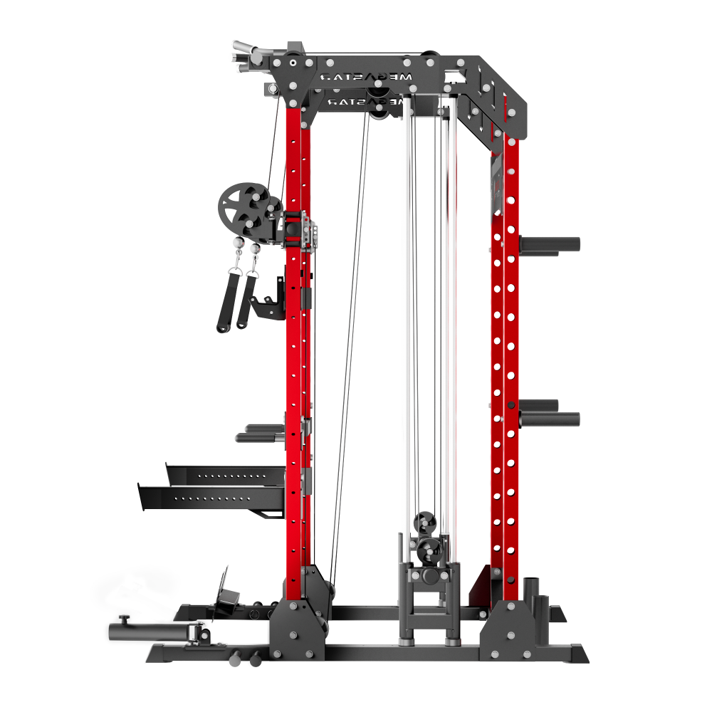MEGASTAR P63 Power Rack with Cable System for All-in-one Home Gym