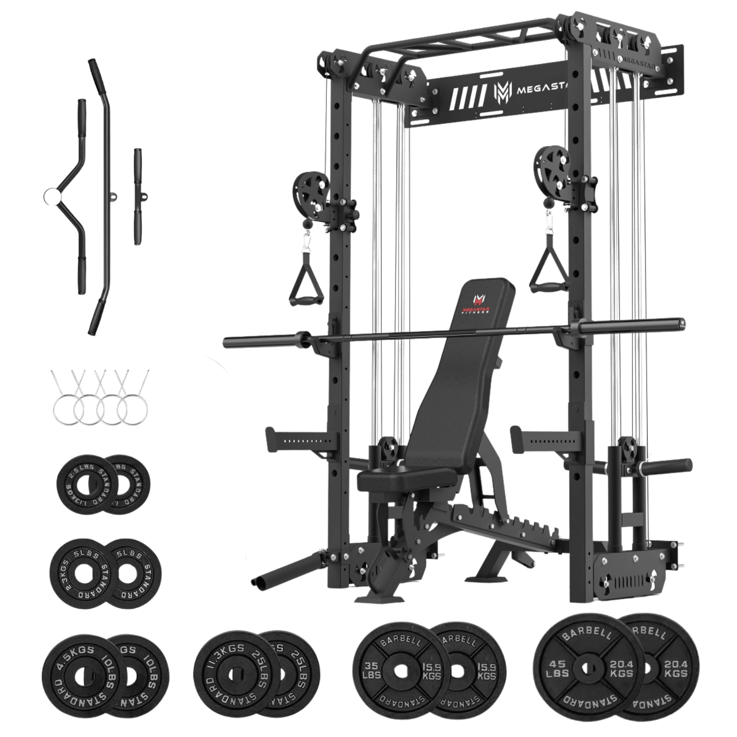 MEGASTAR P67 Power Rack Package