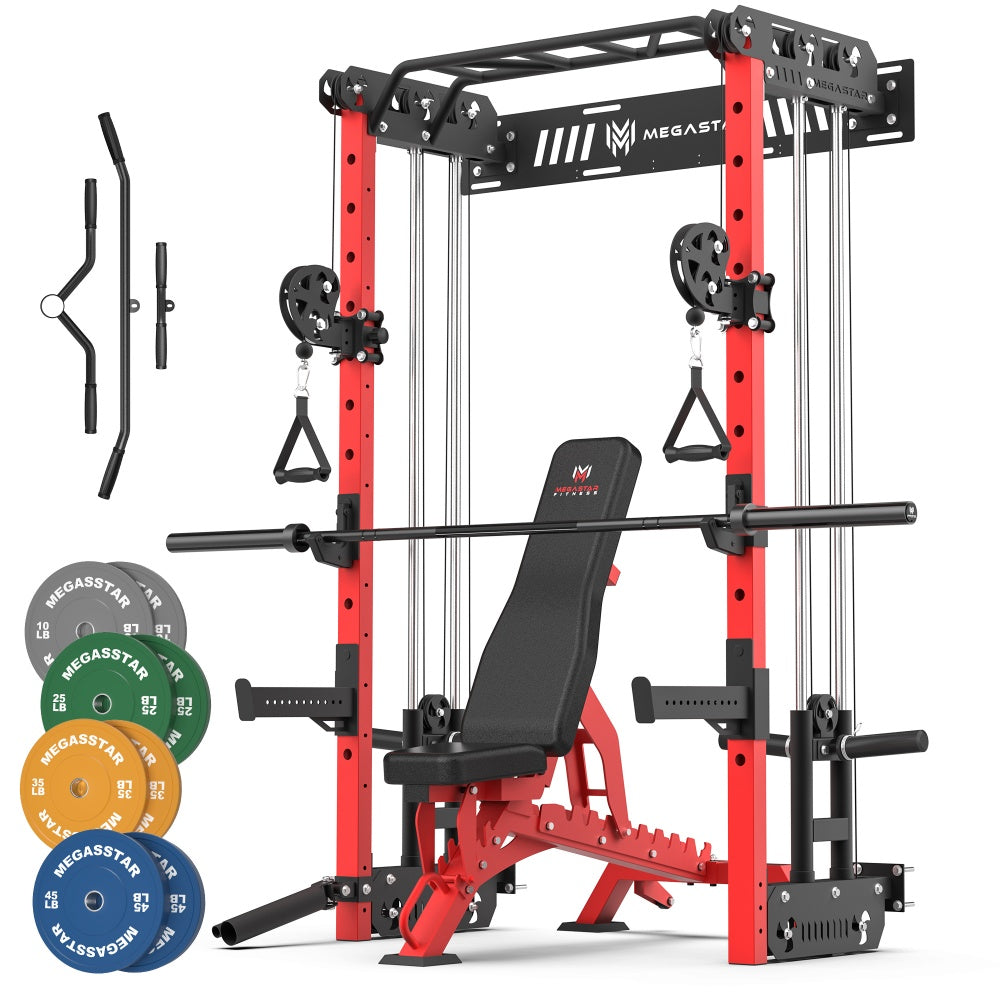 Megastar Strength Training Power Rack Package Striker P67