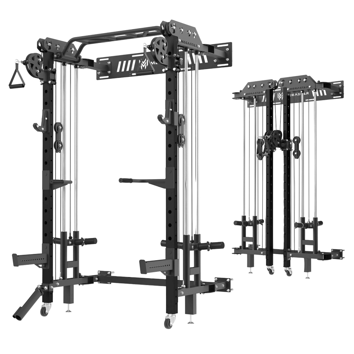Wall-Mount Folding Power Rack