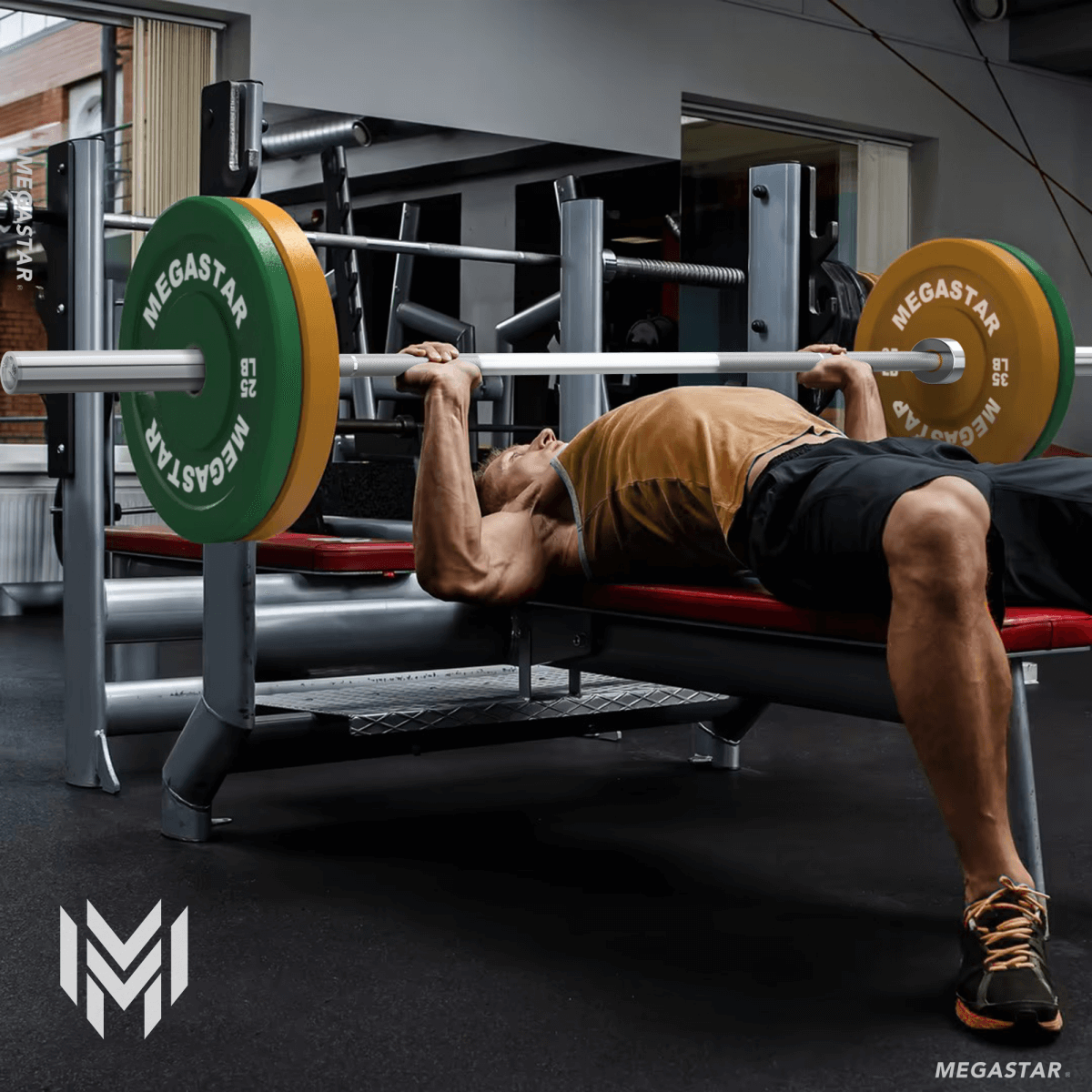 MEGASTAR 7ft 20kg Olympic Barbell