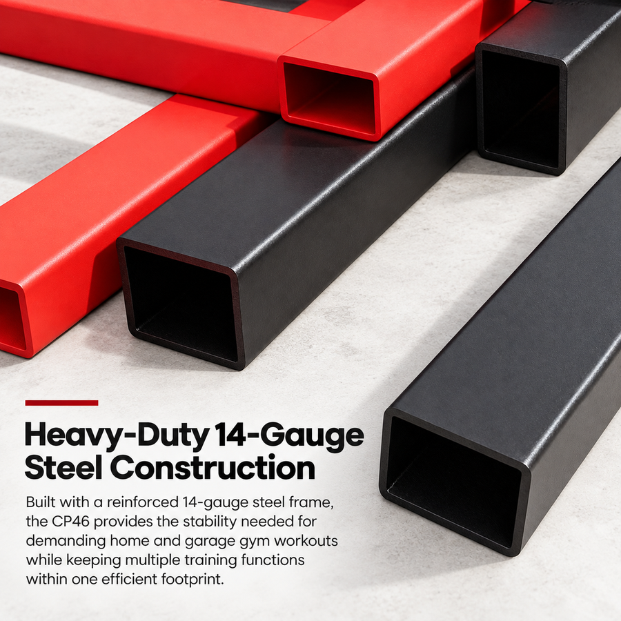 Heavy-Duty 14-Gauge Steel Construction