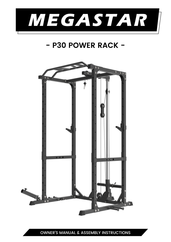 P30 Power Rack Manual cover
