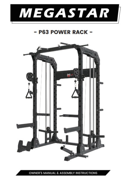 P63 Power Rack Manual cover