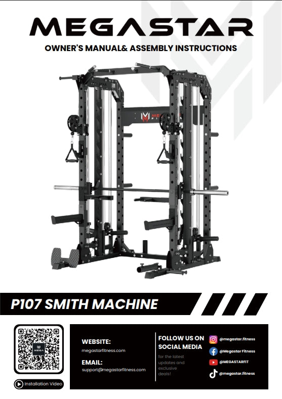 P107 Smith Machine Manual cover