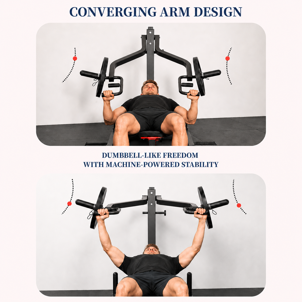 CP46 6-in-1 Chest Press & Squat Machine