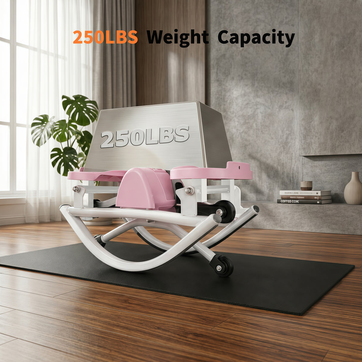 Durable 250 lb Capacity