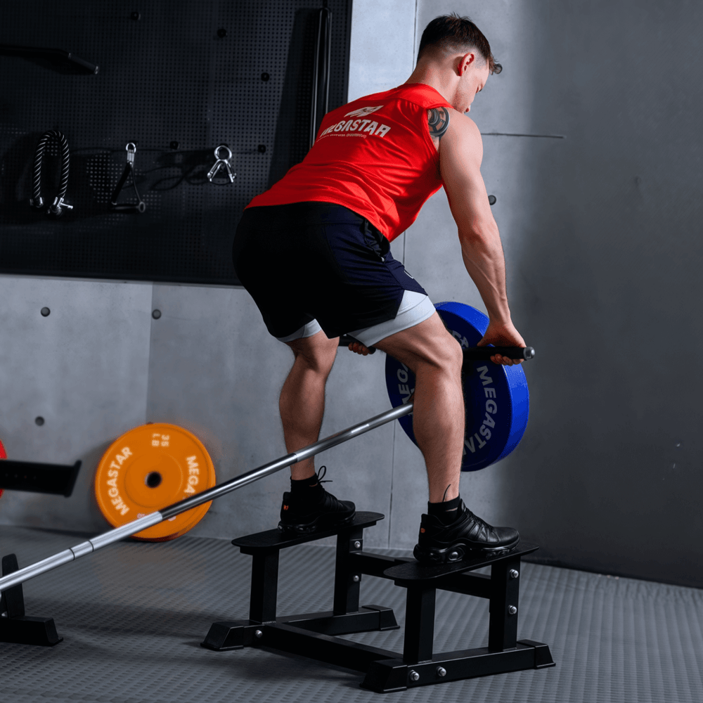 Oarmaster Rowing Platform Megastar T-Bar Row Platform & Foot Platform for Home Gym