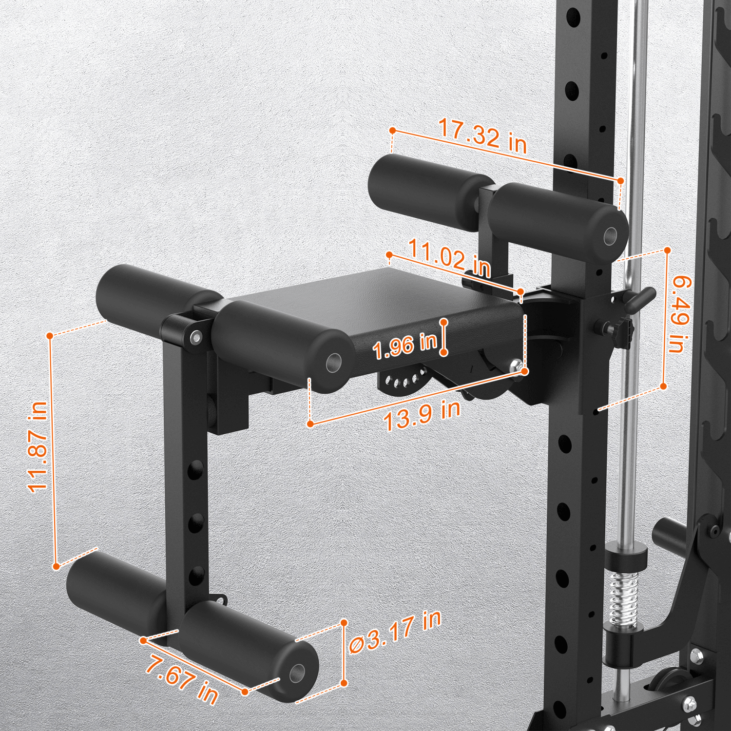 MEGASTAR TK100 Rack Mounted Leg Extension