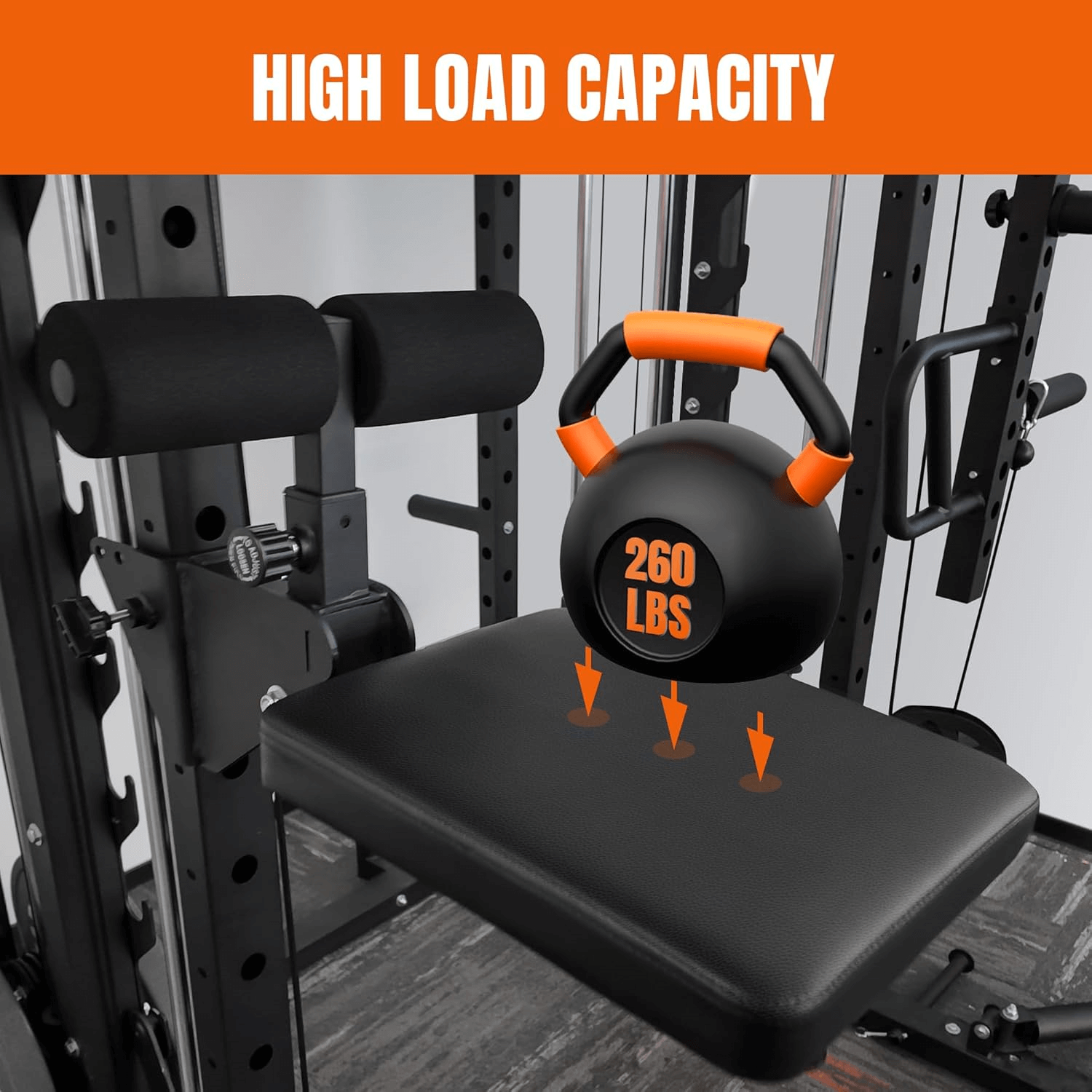 MEGASTAR TK100 Rack Mounted Leg Extension