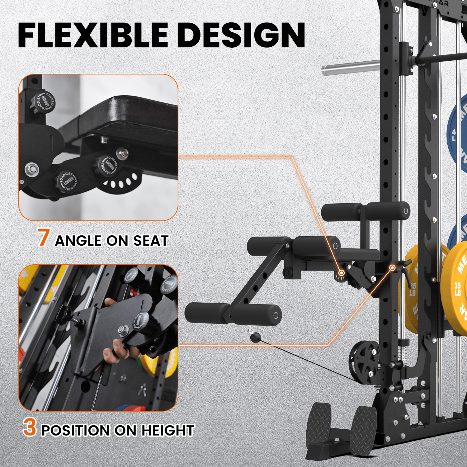 MEGASTAR TK100 Rack Mounted Leg Extension