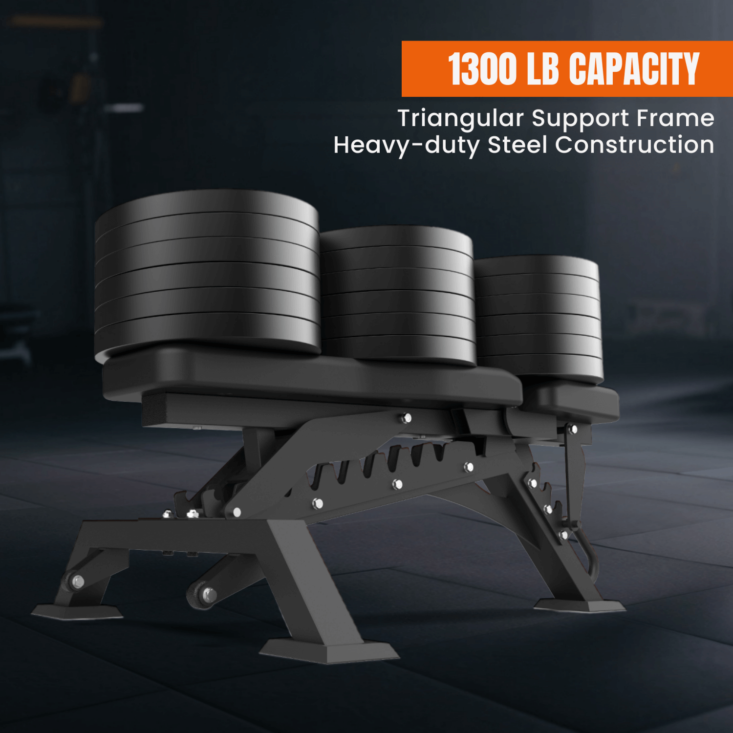 MEGASTAR Adjustable Weight Bench