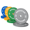 MEGASTAR Bumper Weight Plates Low Bounce Olympic Barbel Bumpers Budget