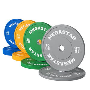 MEGASTAR Bounce Bumper Plates for Home Gym