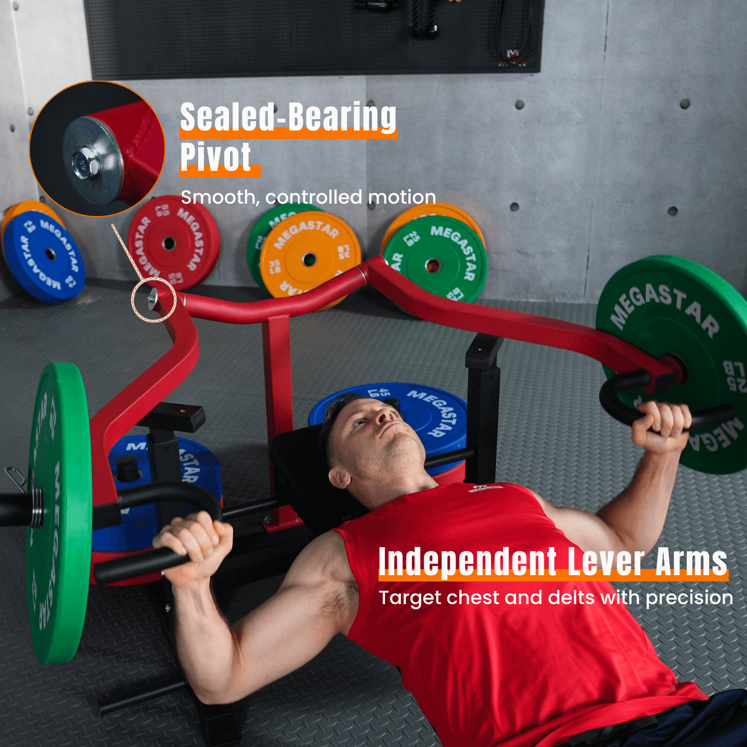 MEGASTAR Chest Press Machine