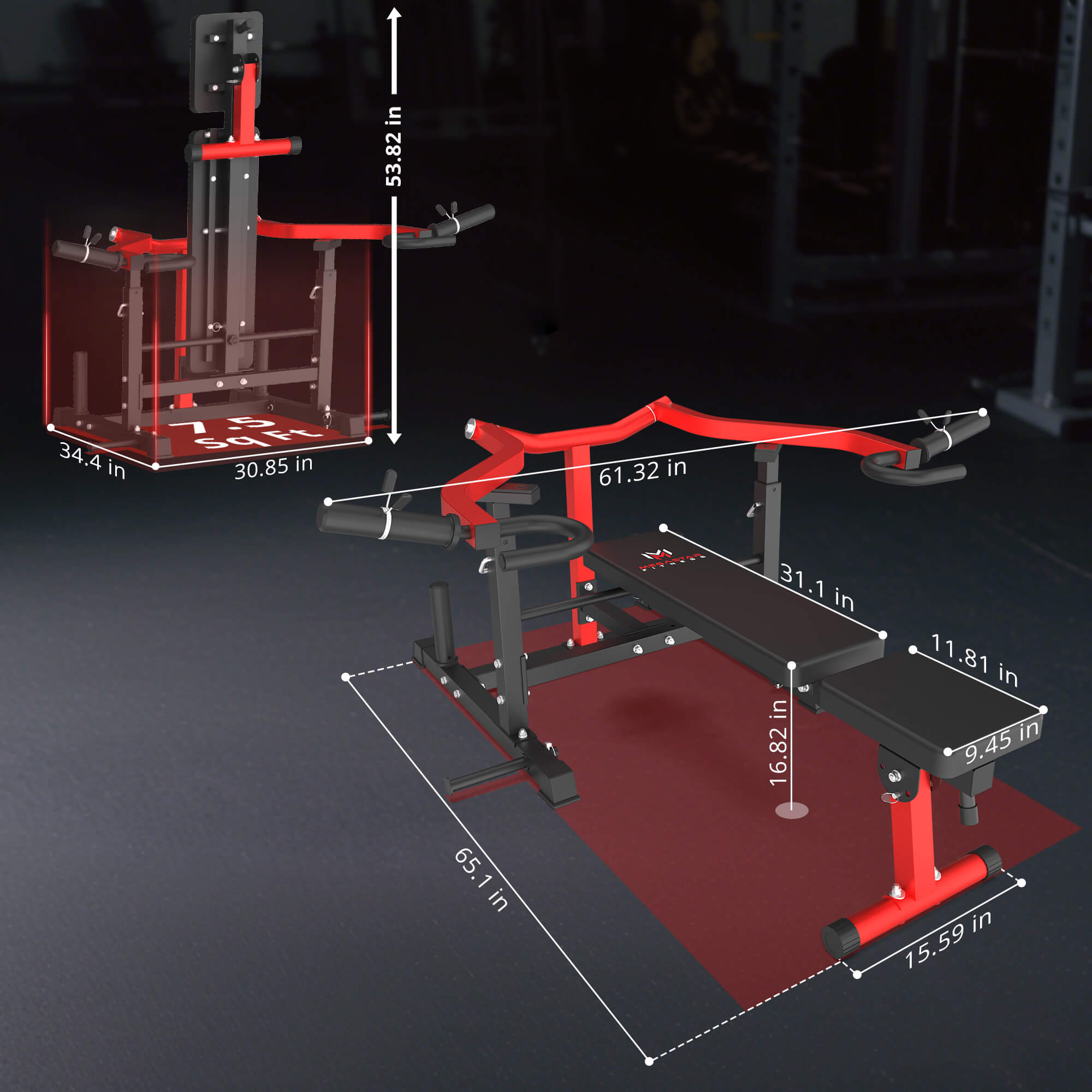 dumbbell bench
