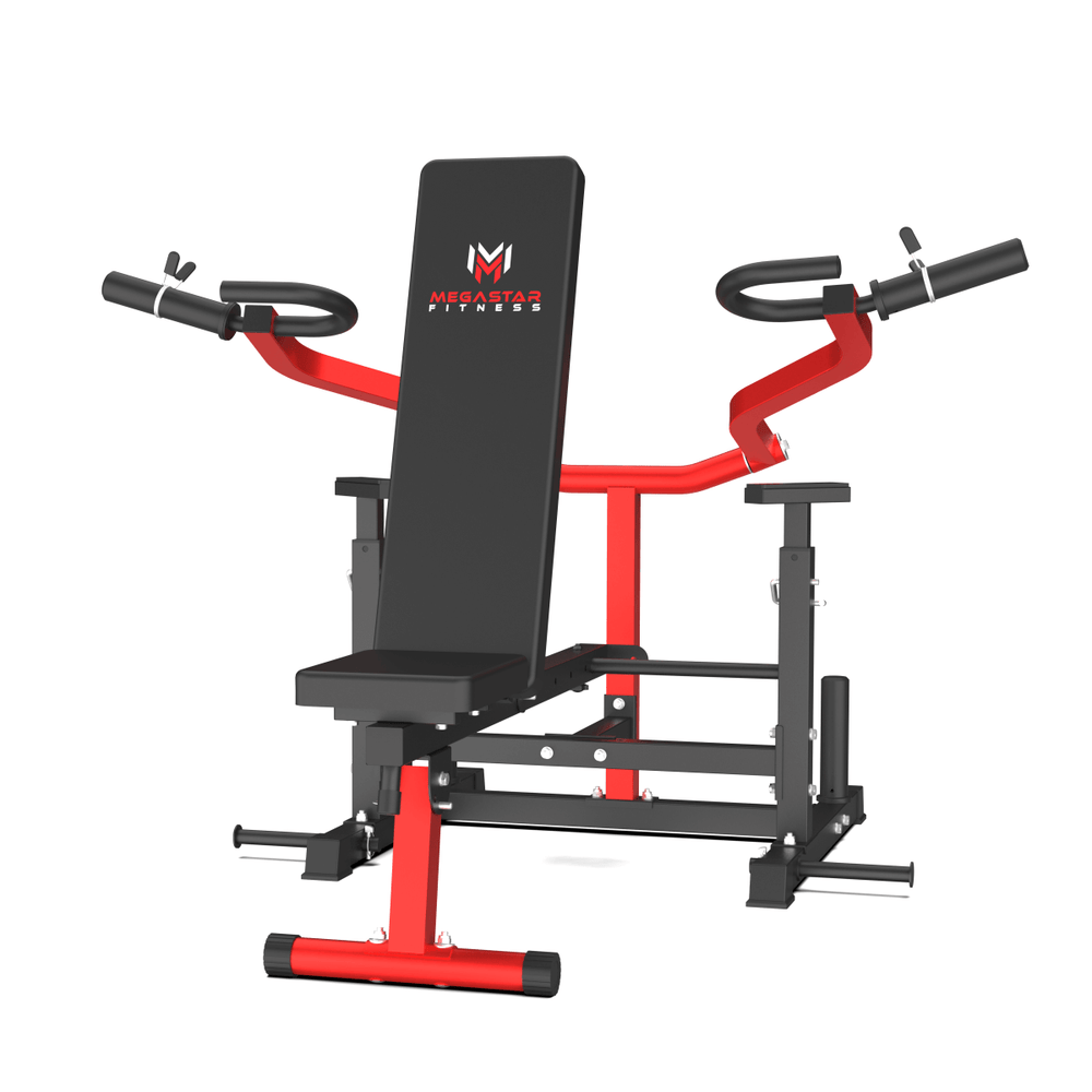 Top Chest Machine MEGASTAR Flat & Incline Chest Press Machine for Home