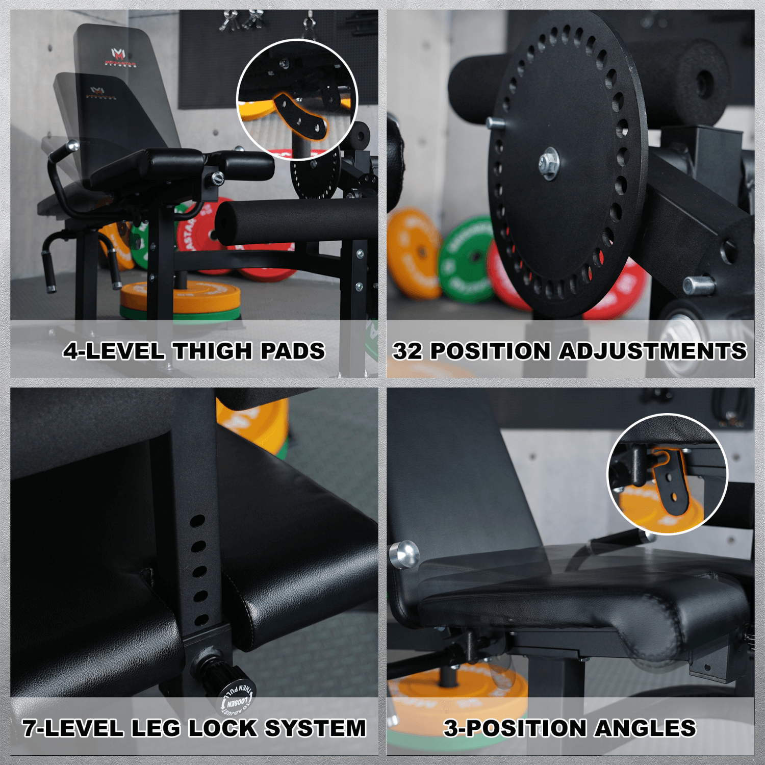MEGASTAR Leg Extension Curl Machine