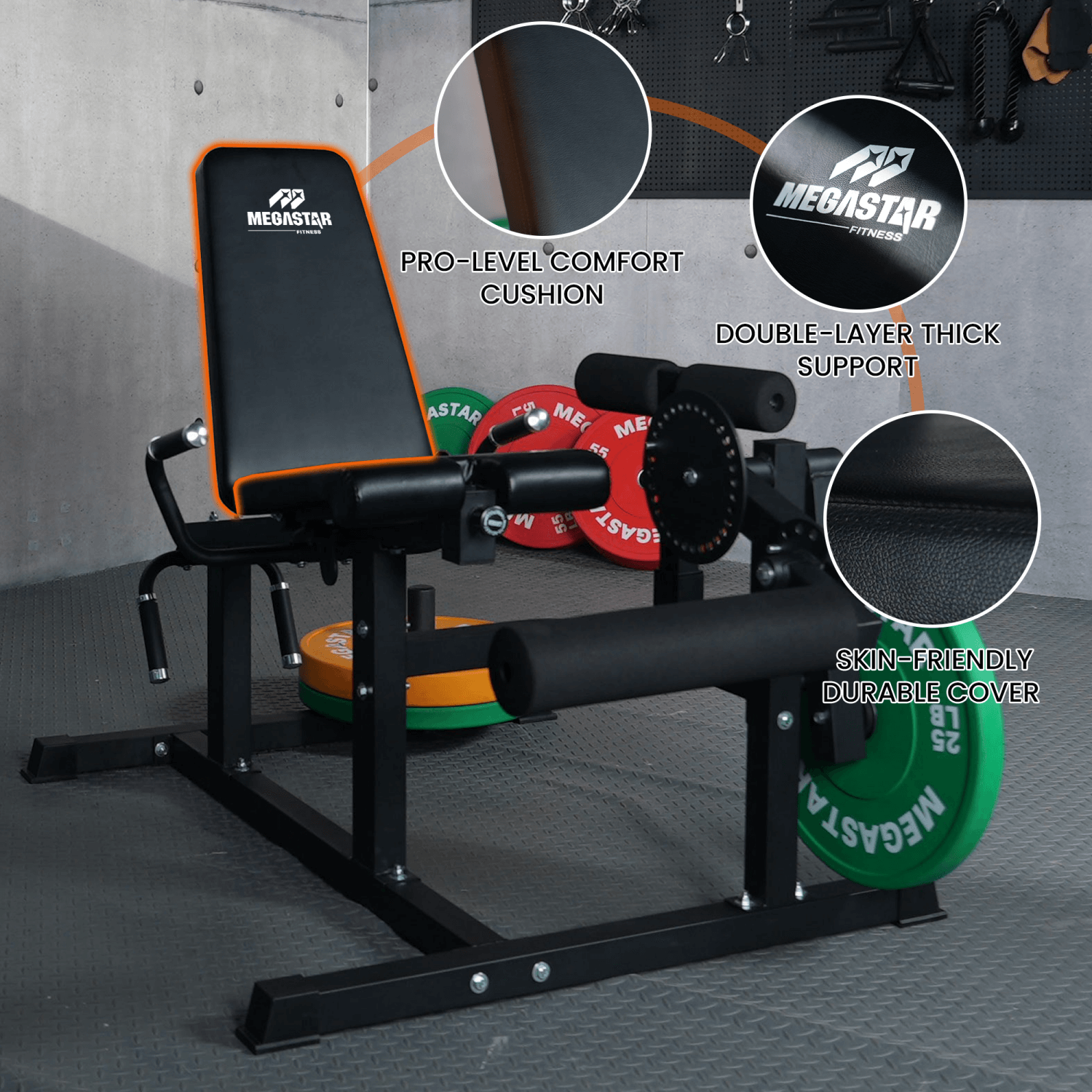 MEGASTAR Leg Extension Curl Machine