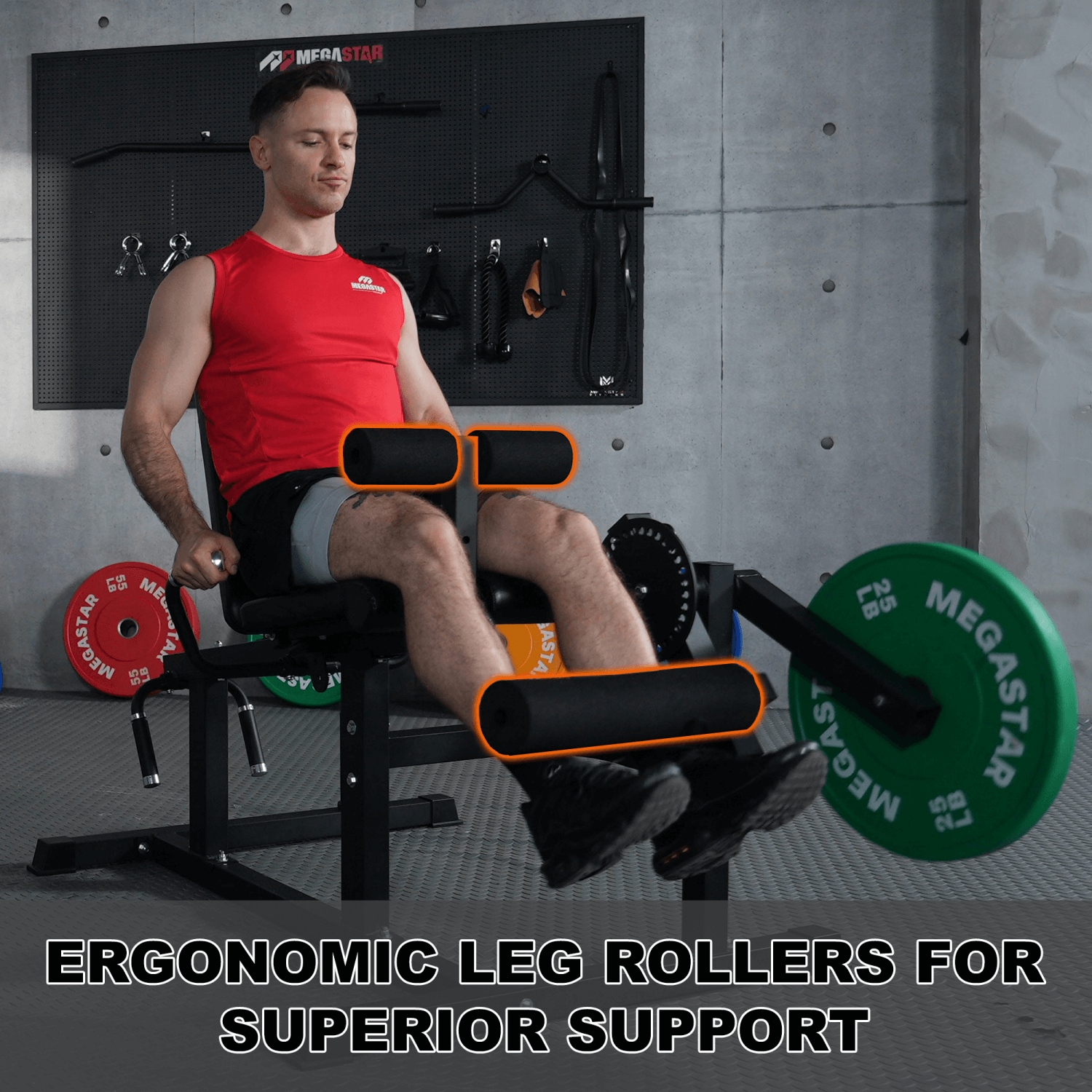 MEGASTAR Leg Extension Curl Machine