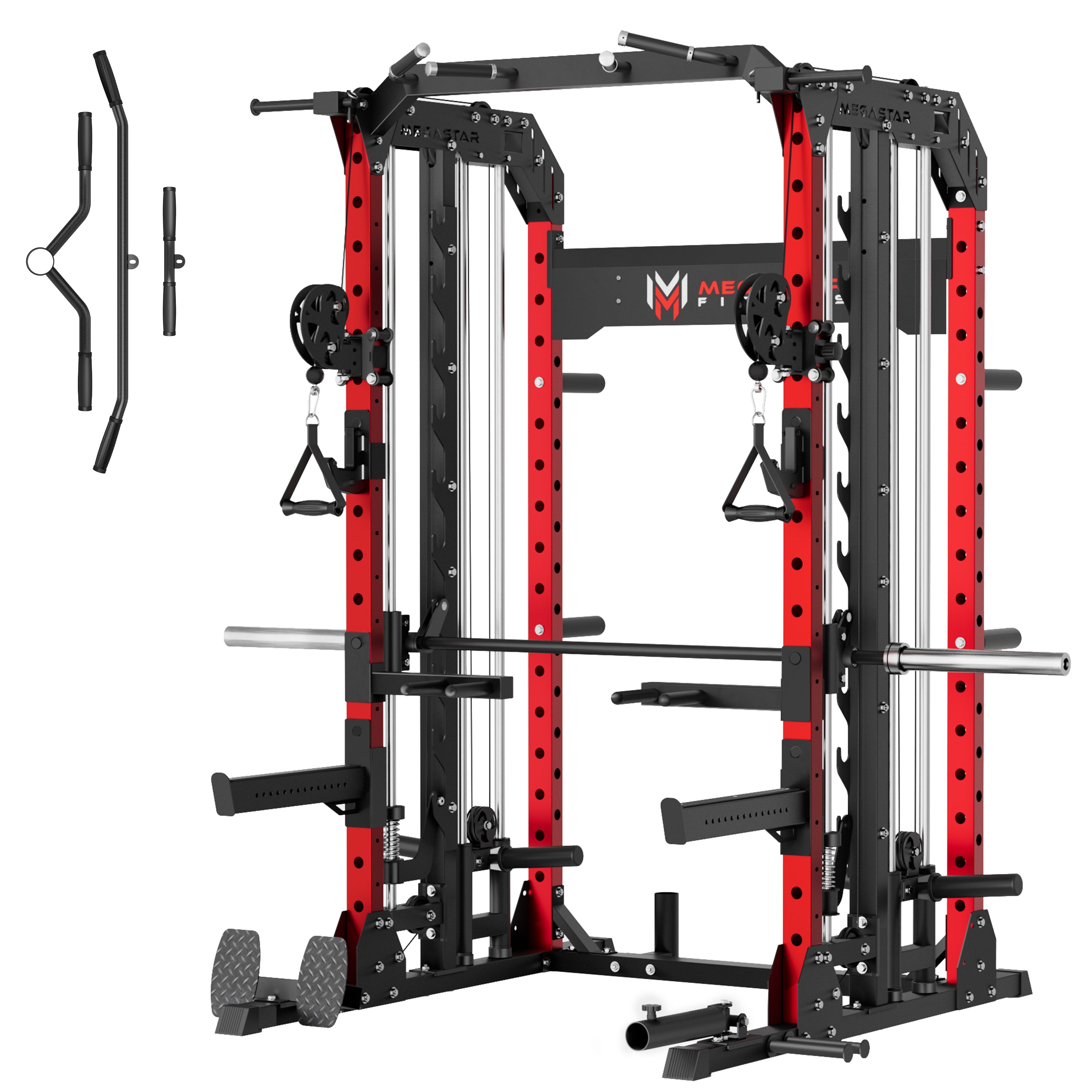 MEGASTAR P107 2"x3" All-In-One Home Gym Smith Machine