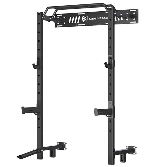 MEGASTAR P55 Wall-Mounted Squat Rack Compact Power Rack for Home Gym (2)