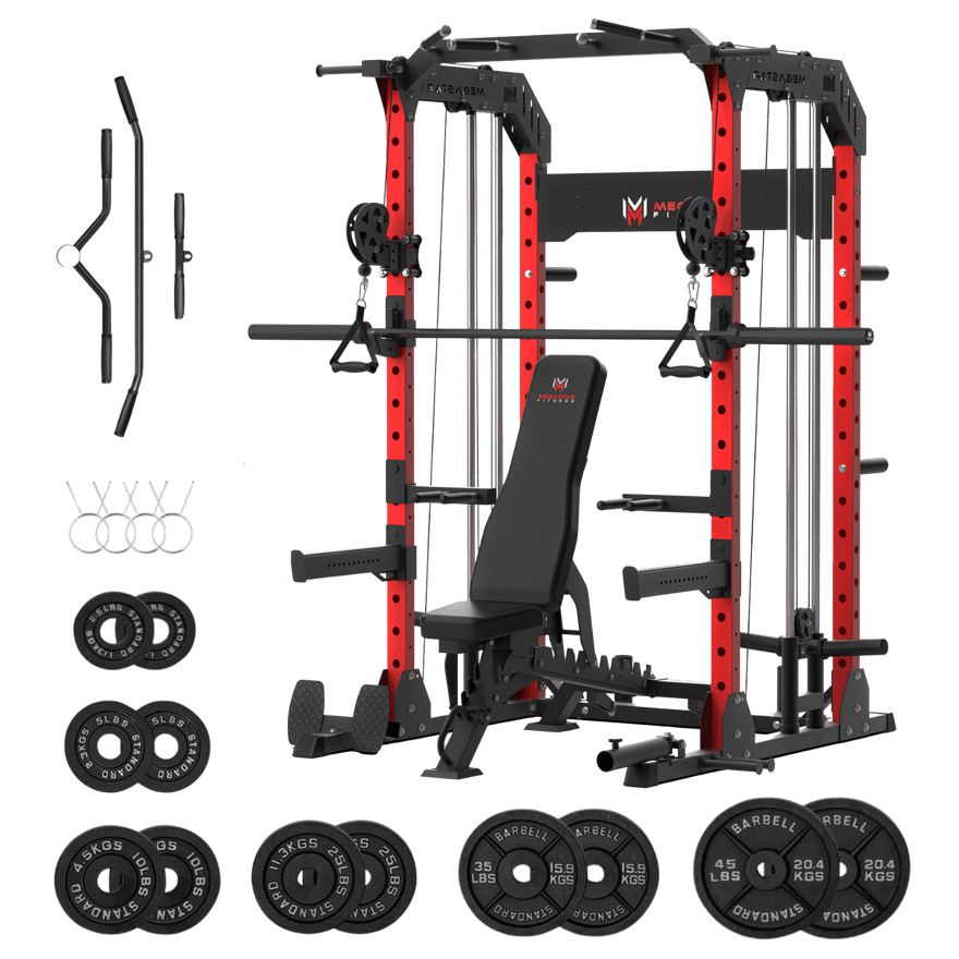 MEGASTAR P63 All-in-one Power Rack Package