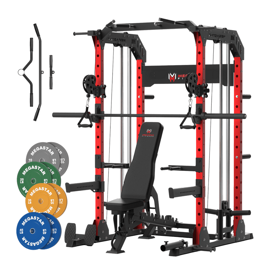 MEGASTAR P63 All-in-one Power Rack Package