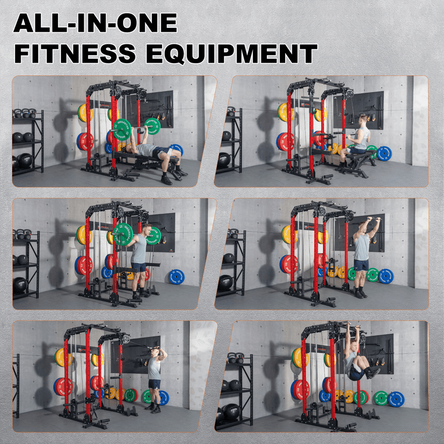 MEGASTAR P63 All-in-one Power Rack Package second image