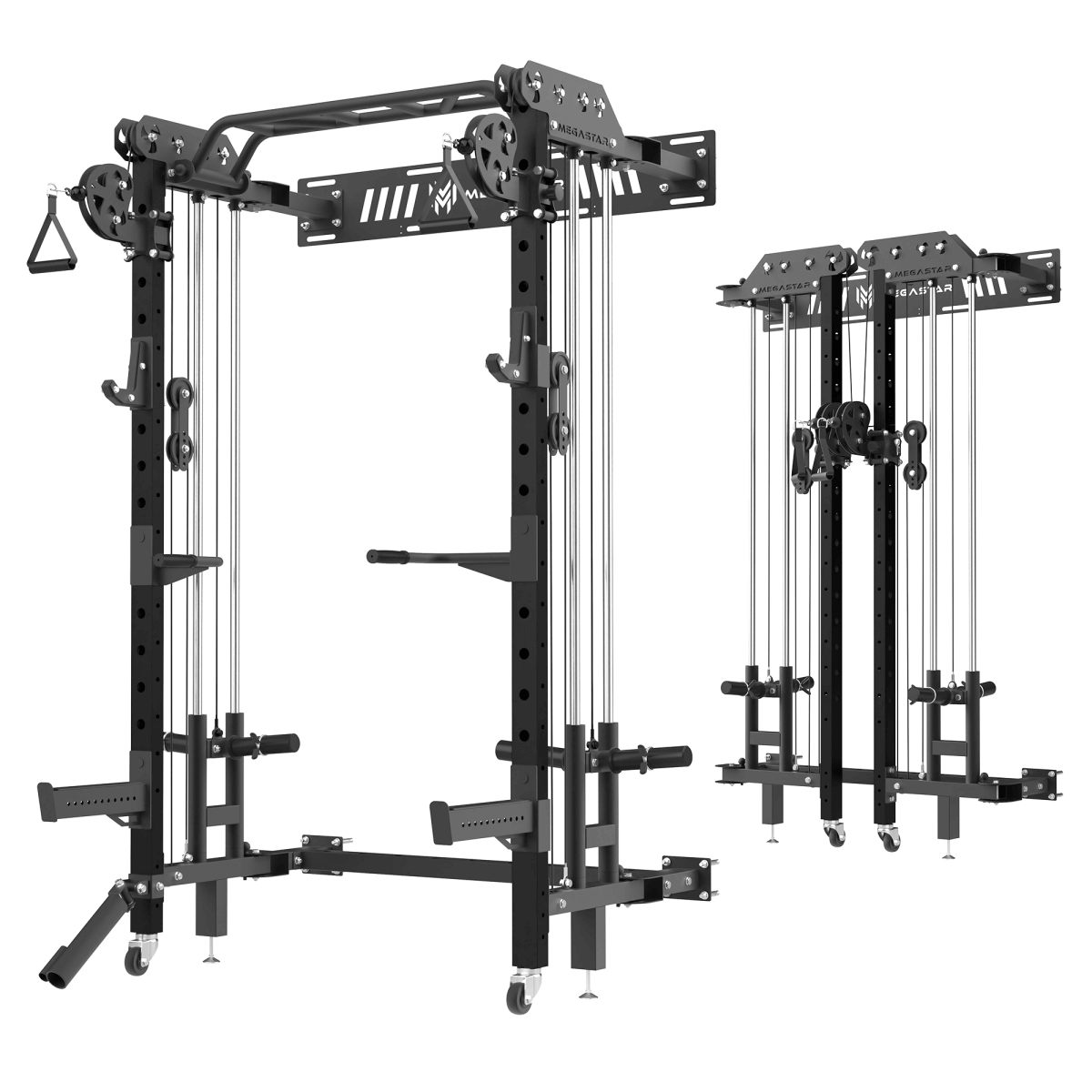 Wall-Mount Folding Power Rack