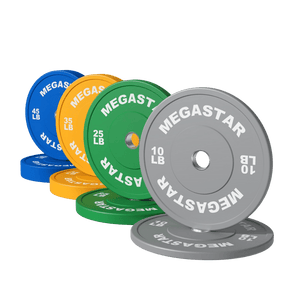 MEGASTAR Bounce Bumper Plates for Home Gym