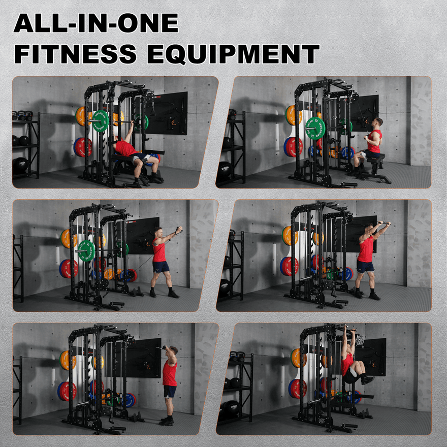 MEGASTAR P107 All-In-One Smith Machine Package second image