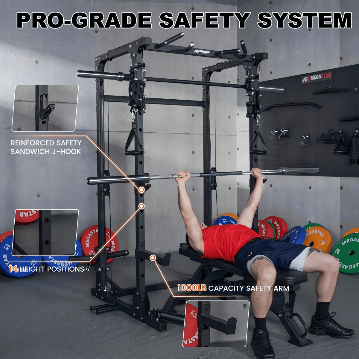 Ultra 3-in-1 Functional Smith Machine | T35