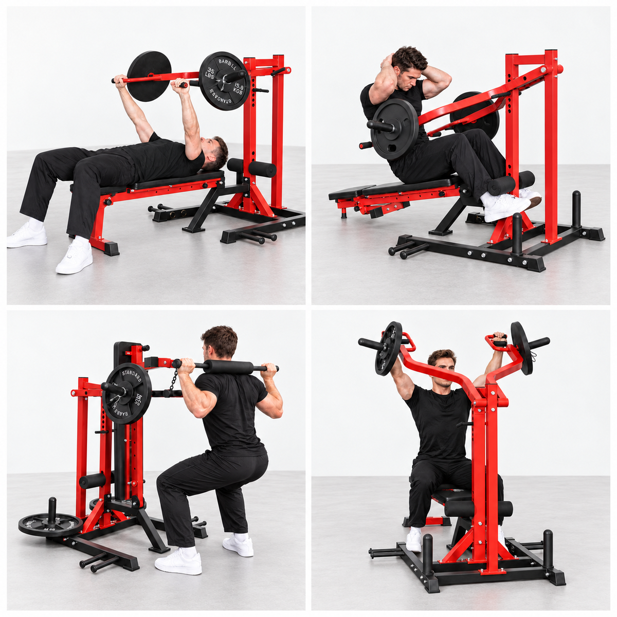 6-in-1 Strength Training Station