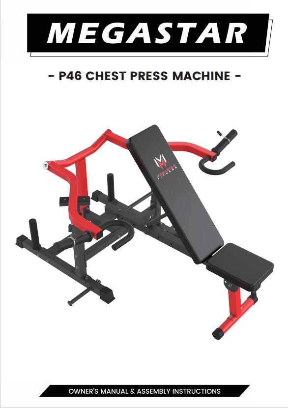 P46 Chest Press Machine cover